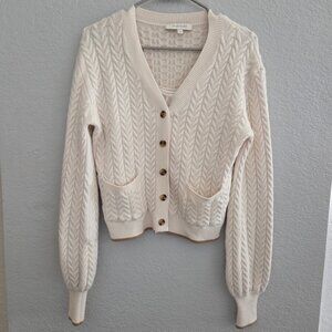 Favorite Daughter Womens Size XS Cable Knit Cardigan